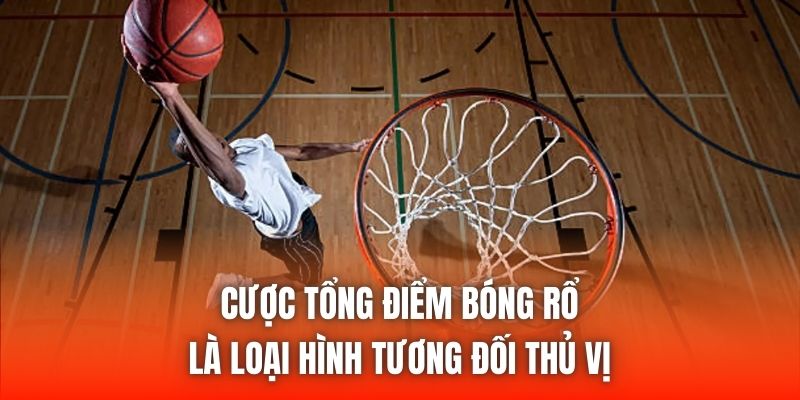 Cược tổng điểm bóng rổ là loại hình tương đối thủ vị